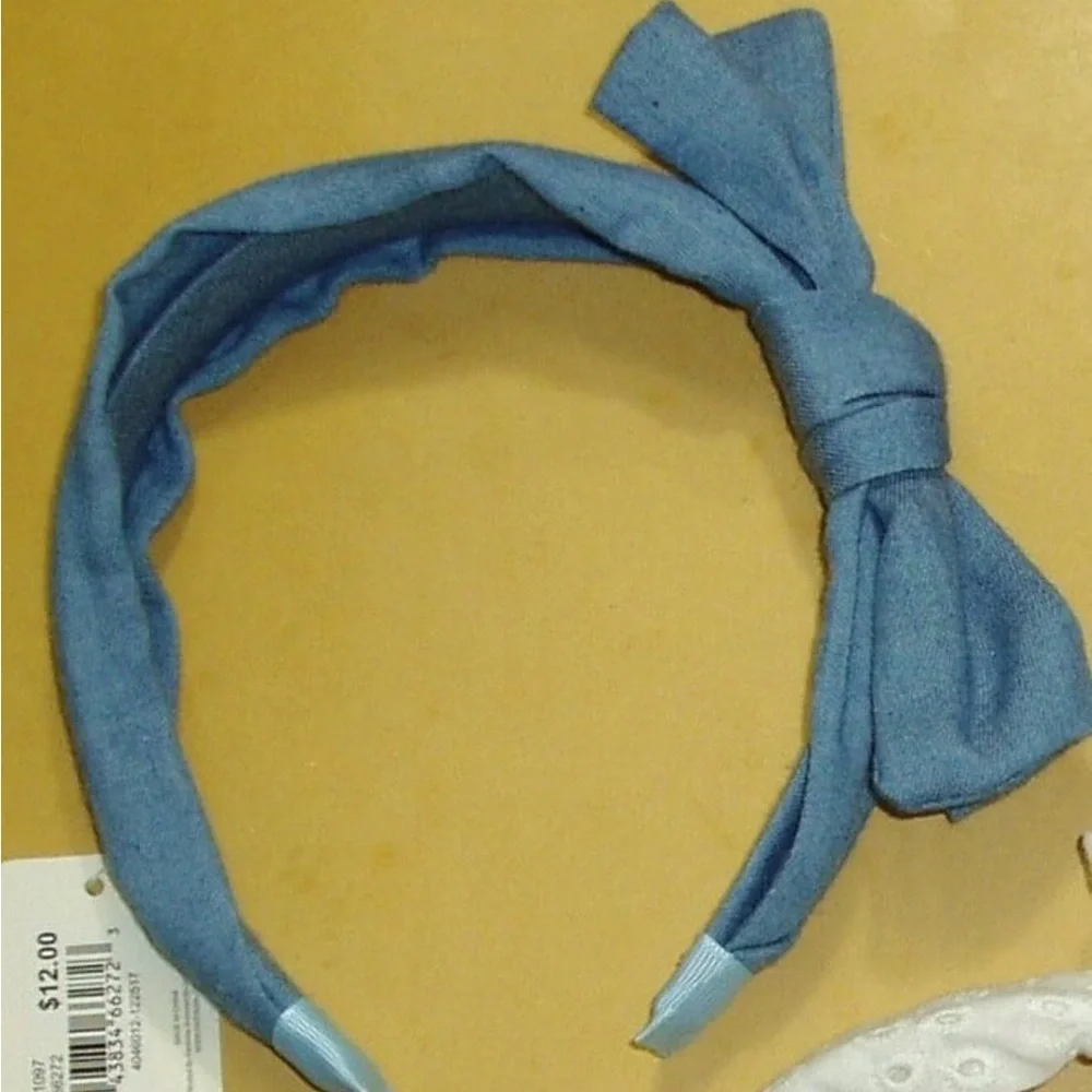 Headbands Bow Girls Hair Accessories Band Blue Pink Brown White Lot Hairband